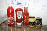 Ketchup og sennep