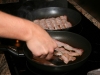 Bacon på en pande