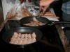 Bacon på en pande