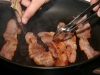 Bacon på en pande